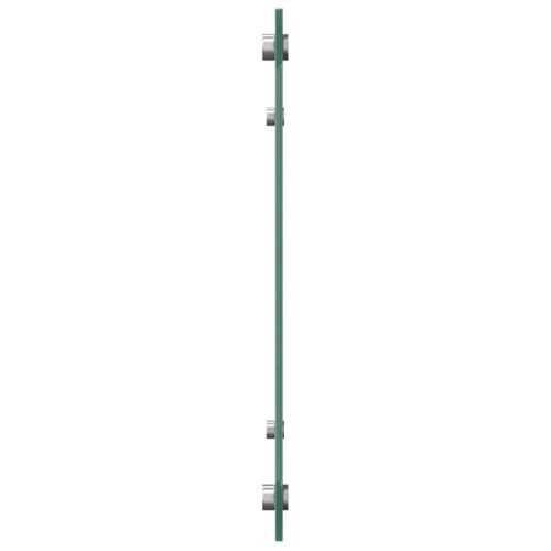 Кухненски гръб 2 pcs Тъмен сив 90 x 50 cm закалено стъкло