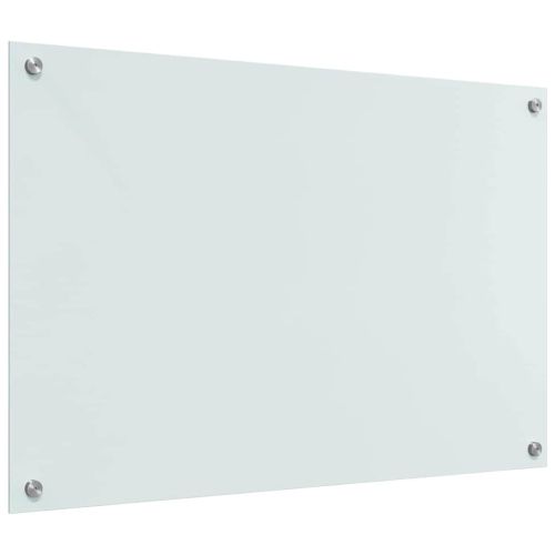 Кухненски гръб 2 pcs Бяло 90 x 60 cm закалено стъкло