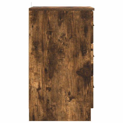 Нощен шкаф Опушен дъб 38 x 38 x 66 см Инженерно дърво