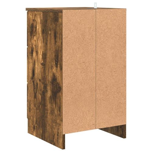 Нощен шкаф Опушен дъб 38 x 38 x 66 см Инженерно дърво