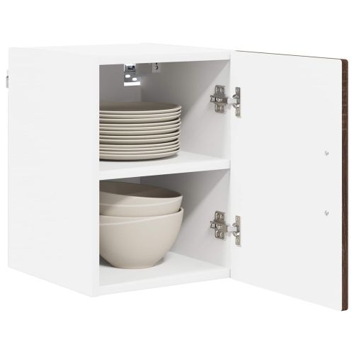 Стенен шкаф LUCCA 2 pcs Кафяв дъб 30 x 31 x 40 см