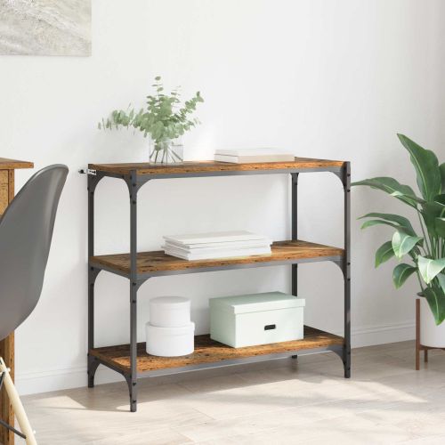 Шкаф за книги Старо дърво 80 x 33 x 70,5 см