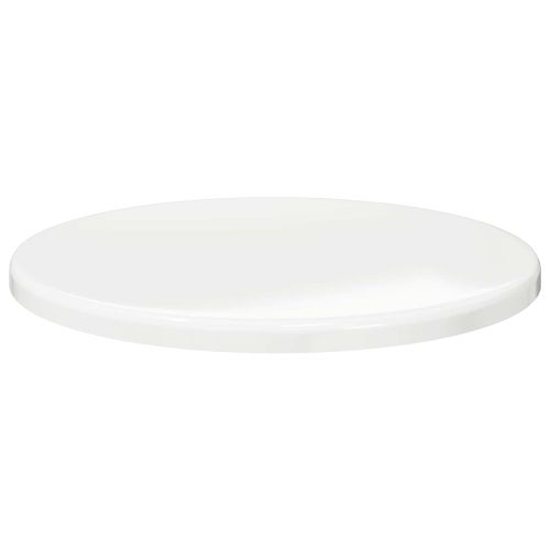 Топ за маса Бяло Със Силен Гланц Ø 30 x 1,5 cm Инженерно дърво