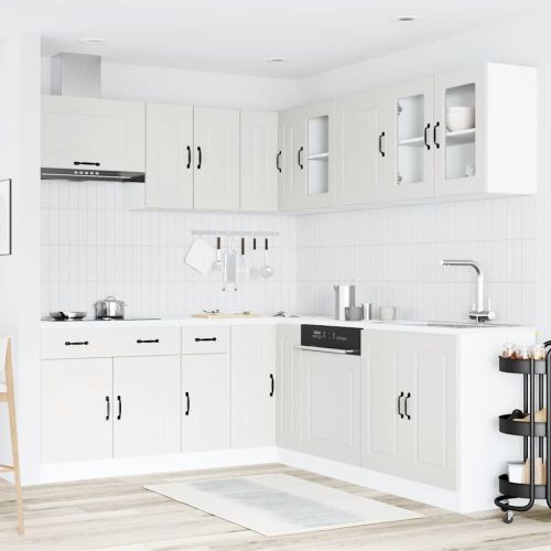 Комплект кухненски шкафове от 11 части Kalmar, инженерно дърво