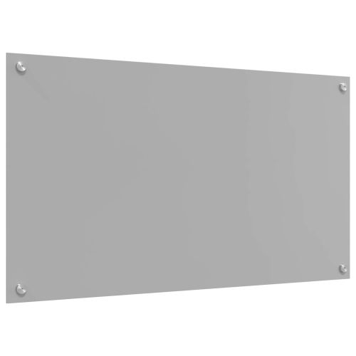 Кухненски гръб Светлосиво 90 x 50 cm закалено стъкло