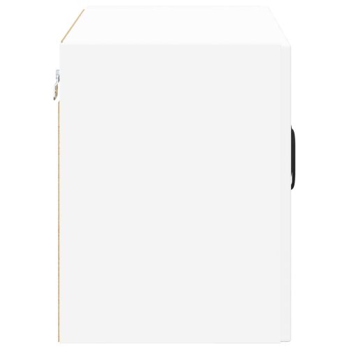 Стенен стъклен шкаф LUCCA 2 pcs Бяло 60 x 31 x 40 см
