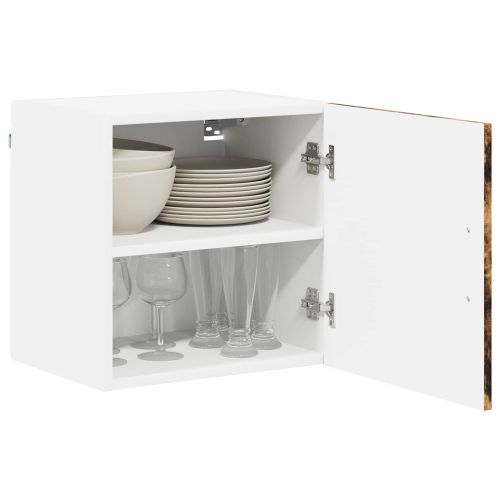 Стенен шкаф LUCCA 2 pcs Опушен дъб 40 x 31 x 40 см