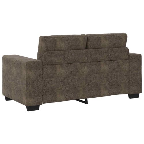 Диван 3 pcs Тъмен сив 221 x 80 x 80 см Ленена смесена тъкан