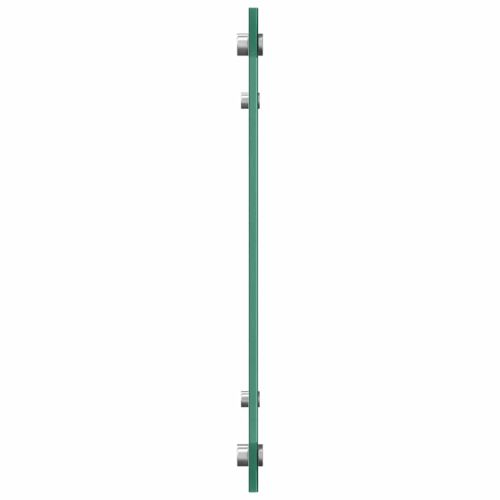 Кухненски гръб 2 pcs Бяло 80 x 40 cm закалено стъкло