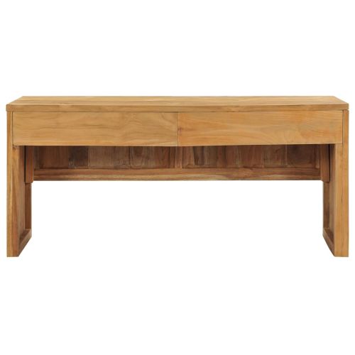ТВ шкаф, 100x35x45 cм, тиково дърво масив