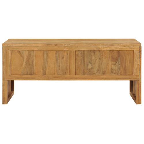 ТВ шкаф, 100x35x45 cм, тиково дърво масив