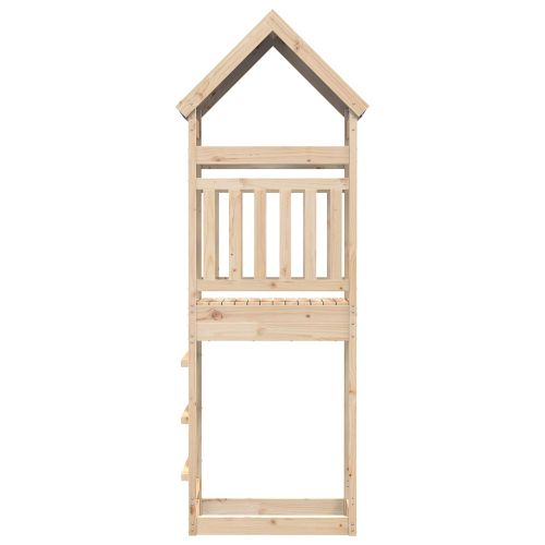 Игрална кула Кафяво 52,5 x 85 x 265 см Солидно борово дърво