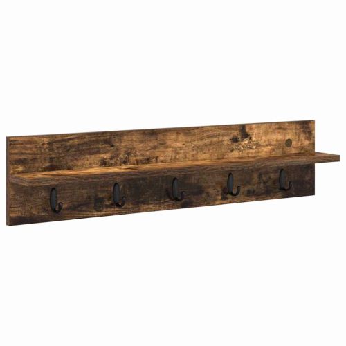 Стенен закачалка за палта Димян дъб 80 x 10,5 x 18 см