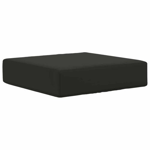 Възглавница за открито седалка Черен 40 x 40 x 8 см