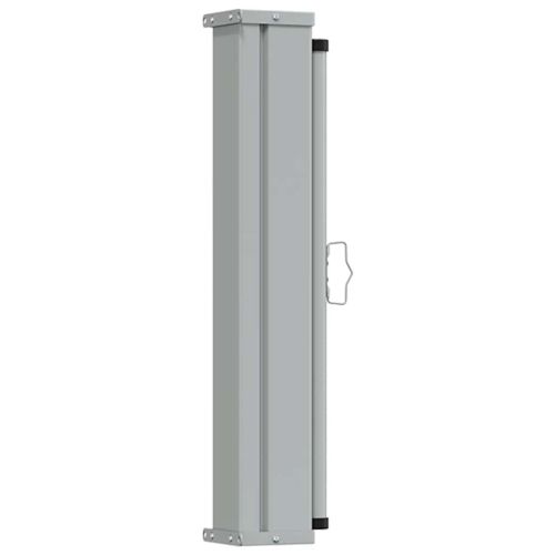 Прибираща се дворна странична тента, 80x300 см, синя