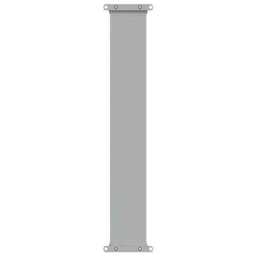 Прибираща се дворна странична тента, 80x300 см, синя