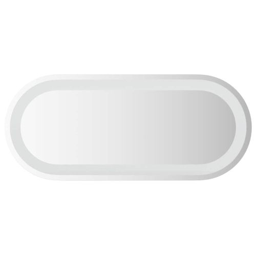 LED огледало за баня, 70x30 см, овално
