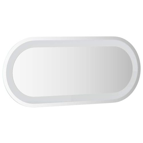 LED огледало за баня, 70x30 см, овално