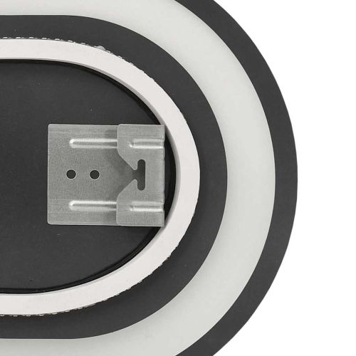 LED огледало за баня, 70x30 см, овално