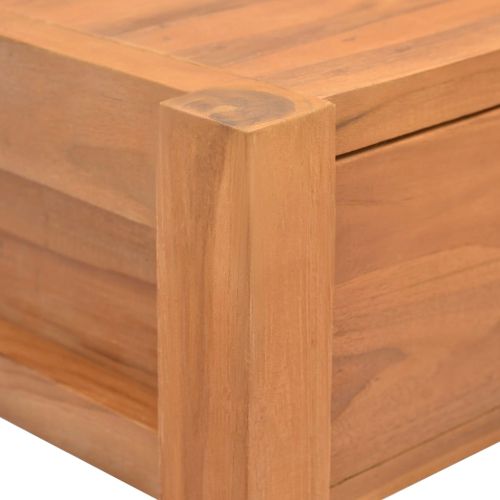 Бюро с 2 чекмеджета, 100x40x75 см, тиково дърво