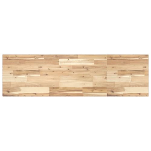 Плот за баня, необработен, 120x40x2 см, масивно дърво акация