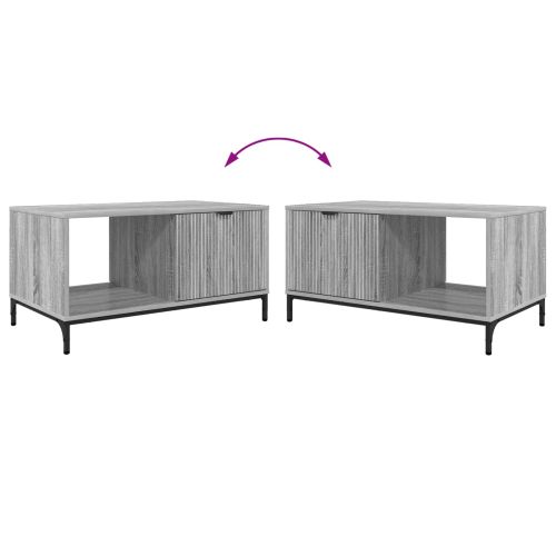 Масичка за кафе Сив Сонома 90 x 49 x 46 см Инженерно дърво