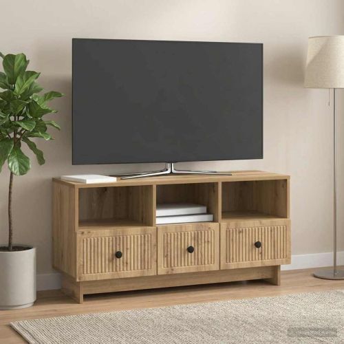 ТВ шкаф Дъб артизан 102 x 34,5 x 50 см Инженерна дървесина
