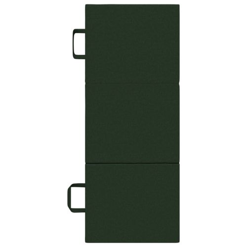 Сгъваем диван легло 90 x 63 x 45 см Тъмнозелено