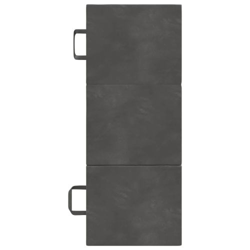 Сгъваем диван легло 90 x 67 x 45 см Тъмносиво