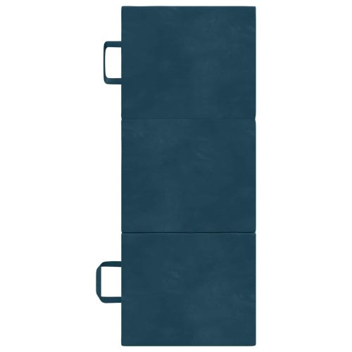 Сгъваем диван легло 75 x 67 x 45 см Синьо