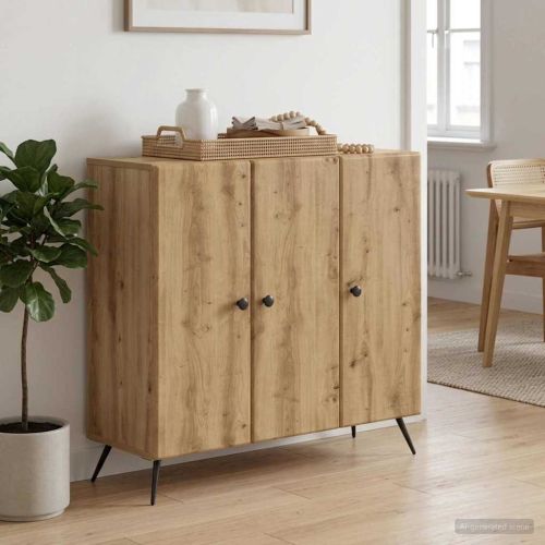 Служебен шкаф Дъб артизан 89 x 34,5 x 80 см Инженерна дървесина