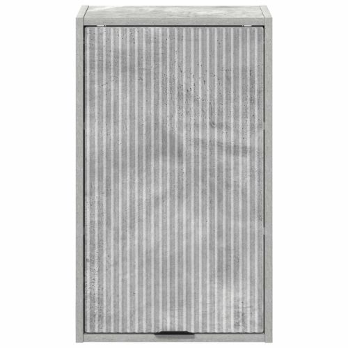 Шкаф за баня със съхранение Циментено сиво 39 x 23,5 x 65 см