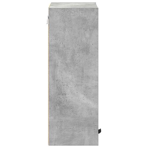 Шкаф за баня със съхранение Циментено сиво 39 x 23,5 x 65 см