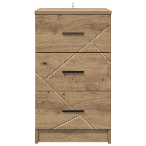 Нощен шкаф дъб артизан 38 x 38 x 66 см Инженерно дърво