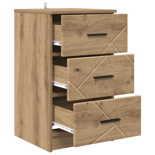 Нощен шкаф дъб артизан 38 x 38 x 66 см Инженерно дърво