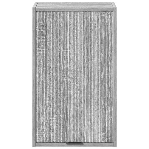 Шкаф за баня Монтиране на стена Сив Сонома 39 x 23,5 x 65 см