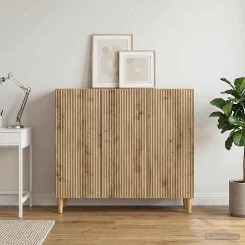 Служебен шкаф Дъб артизан 89 x 34,5 x 80 см Инженерна дървесина