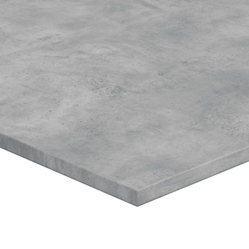 Рафтове, 4 бр, бетонно сиви, 100x50x1,5 см, инженерно дърво
