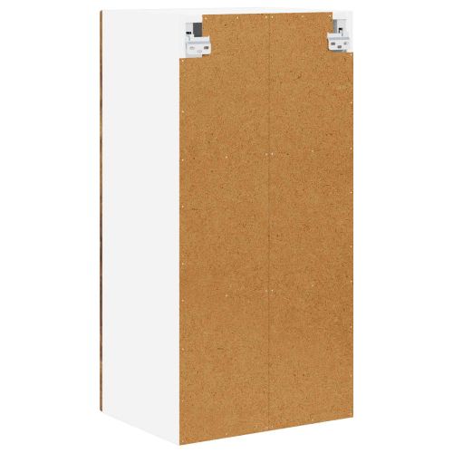 Стенен стъклен шкаф LUCCA Опушен дъб 40 x 31 x 80 см