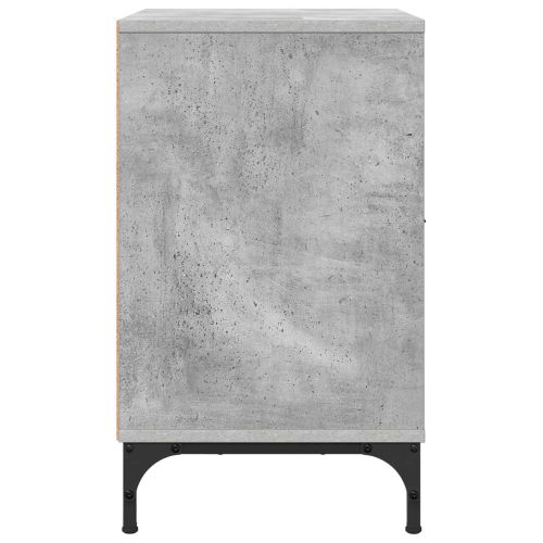 Нощен шкаф 2 pcs Бетонно сиво 49 x 36 x 61 см Инженерно дърво