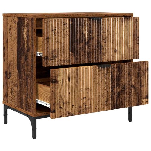 Нощно шкафче Старо дърво 63.5 x 36 x 61 см Инженерно дърво