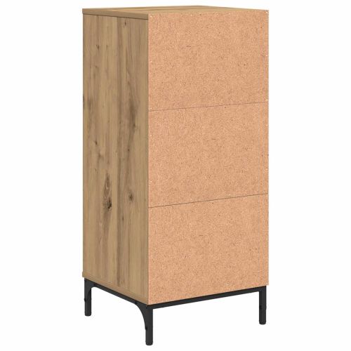 Шкаф за баня Дъб 39,5 x 36 x 88 см Инженерно дърво, Метал