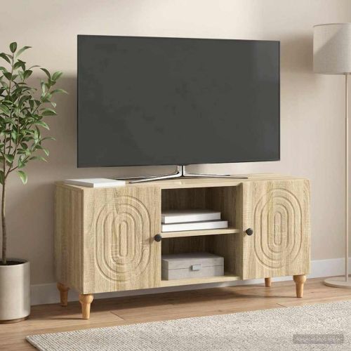 ТВ шкаф Дъб сонома 102 x 34,5 x 50 см Инженерна дървесина