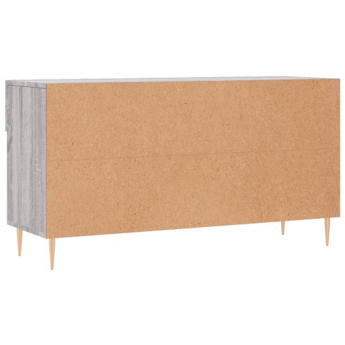 Пейка за обувки, сив сонома, 102x35x55 см, инженерно дърво