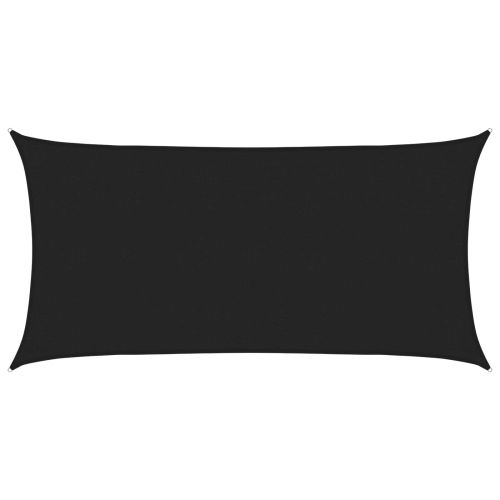 Слънцезащитен плат Черно 2 x 6 m HDPE
