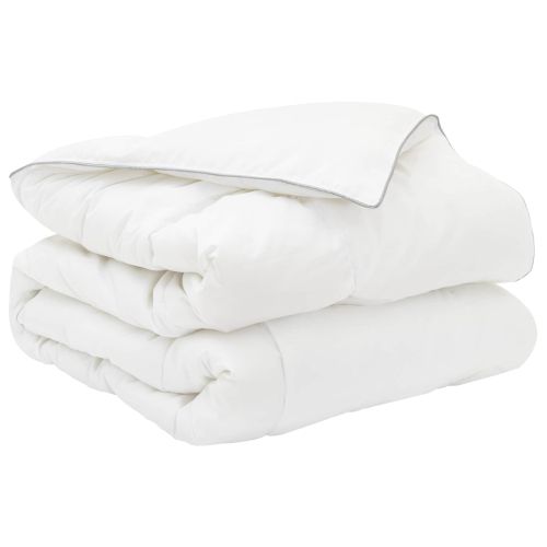 Комплект завивки с възглавница 2 pcs Бяло Бамбук