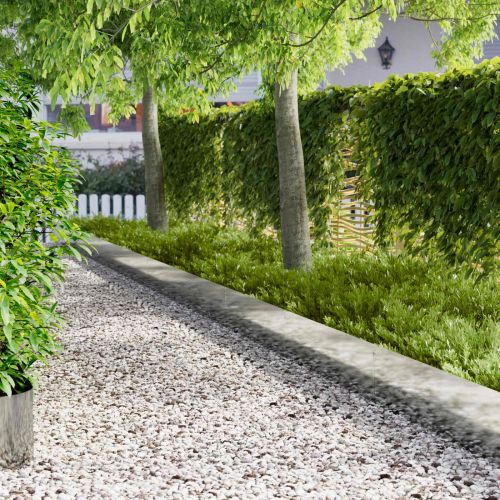 Ограда за трева 10 pcs 103 x 30 см метал Сребристо