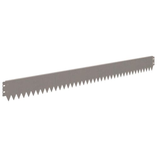 Ограда за трева 30 pcs 103 x 10 см Стомана Ръждясало