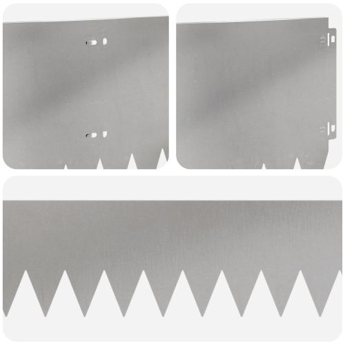 Ограда за трева 20 pcs 103 x 25 см Стомана Сребристо