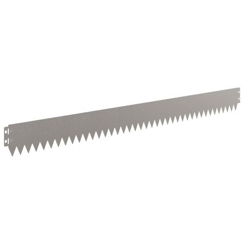 Ограда за трева 20 pcs 103 x 10 см Стомана Ръждясало